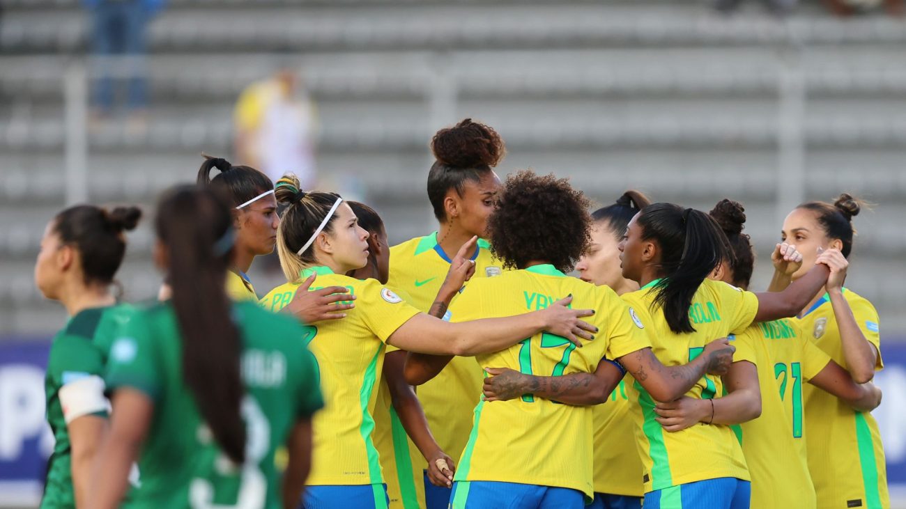 imagem da sele&ccedil;&atilde;o brasileira feminina