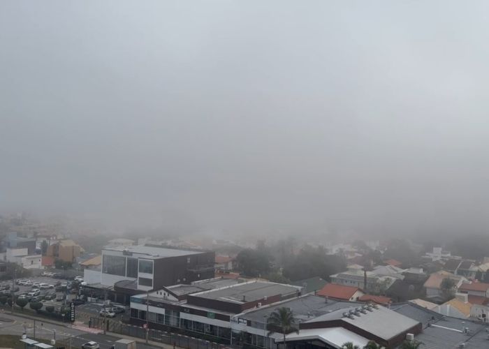 imagem de s&atilde;o paulo com chuvisco