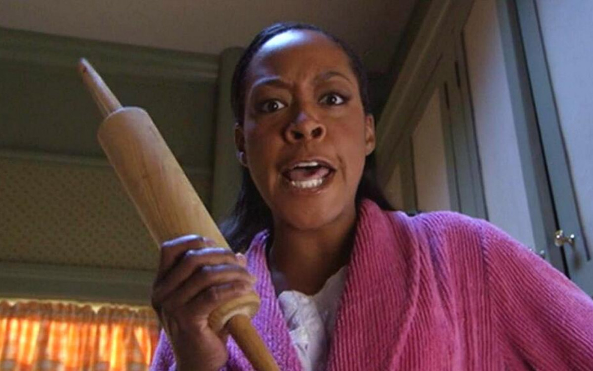 Tichina Arnold como Rochelle na s&eacute;rie Todo Mundo Odeia o Chris