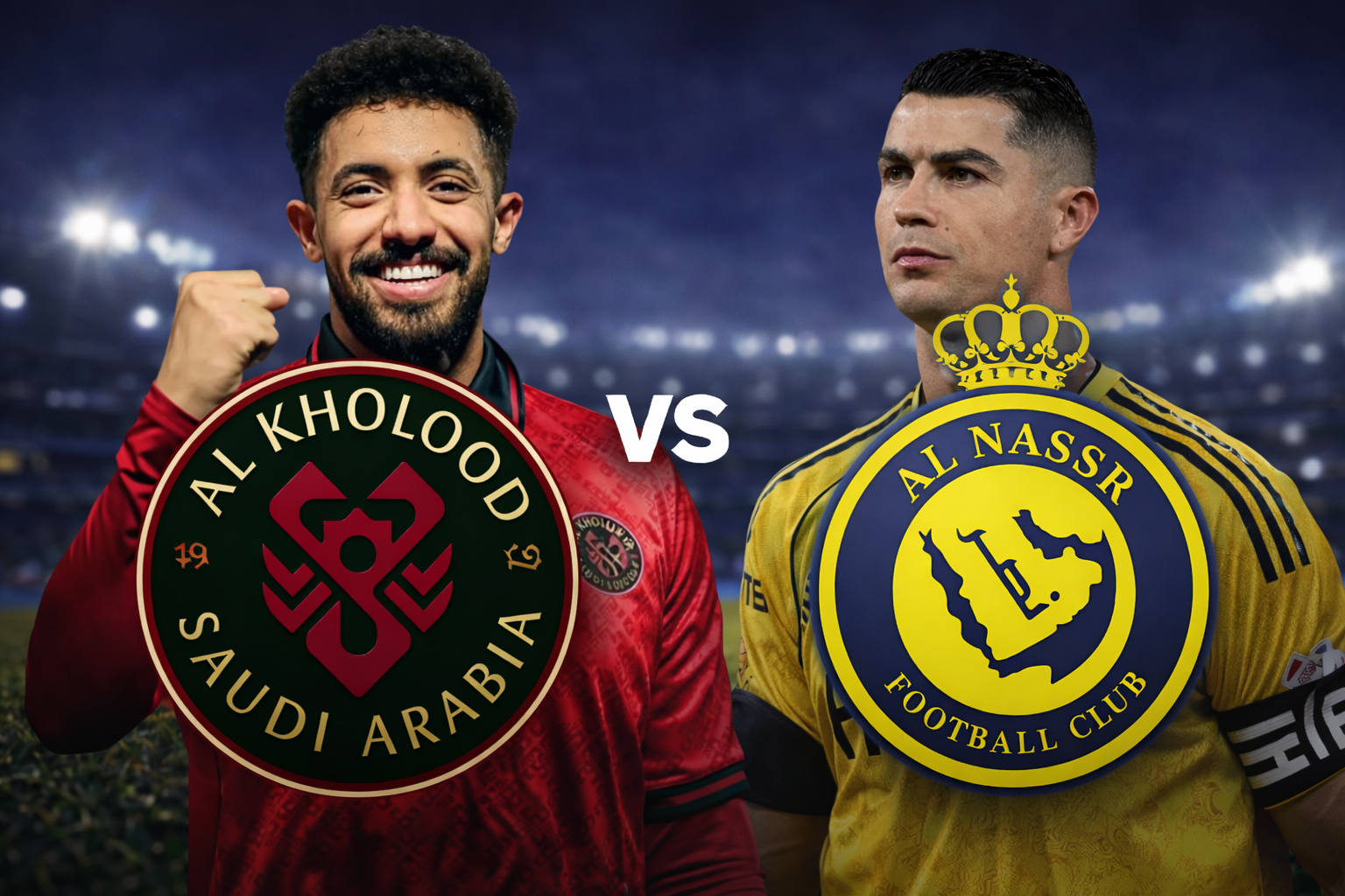 Onde assistir Al-Kholood x Al-Nassr?